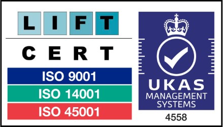 LiftCert ISO 9001/14001/45001 UKAS Accredited